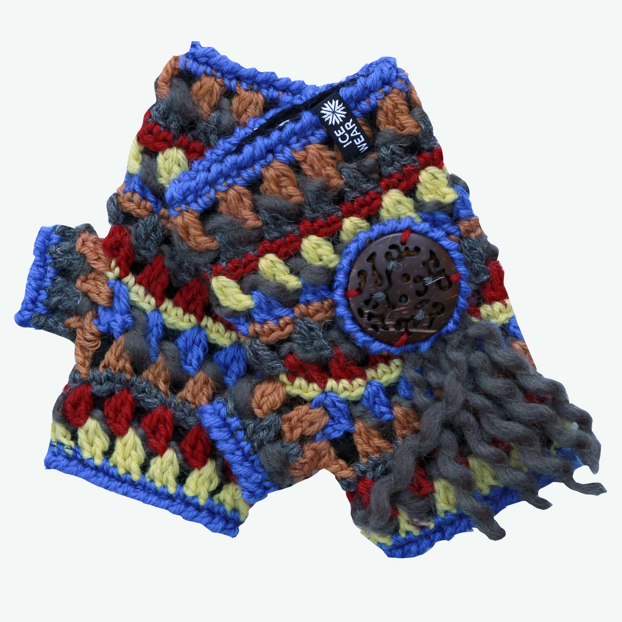 LAUFEY Hand crochet wool mittens